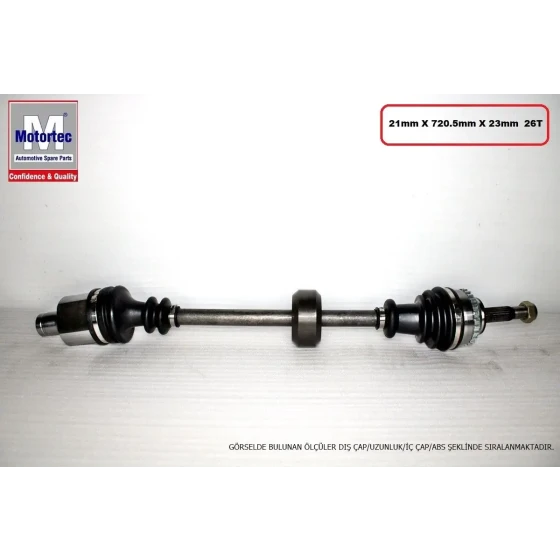 Motortec Ön Aks (Sağ) – RNT0183 ürün görseli
