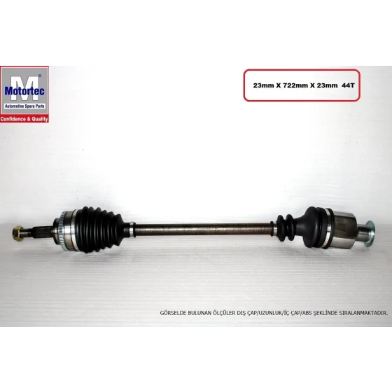 Motortec Ön Aks (Sağ) – RNT0379 ürün görseli