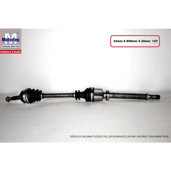 Motortec Ön Aks (Sağ) – RNT0455 / OEM 8200511220 ürün görseli