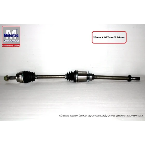 Motortec Ön Aks (Sağ) – TMP0494 ürün görseli