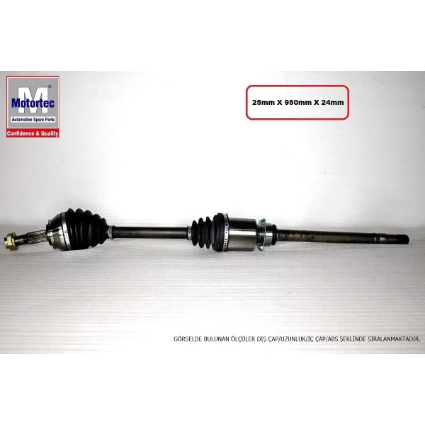 Motortec Ön Aks (Sağ) – TMP0496 / OEM 51902615