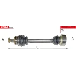 MGA Ön Aks (Sol) – 70403 / OEM 6Q0407271AT