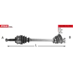 MGA Ön Aks (Sol) – 70646 / OEM 8200613822