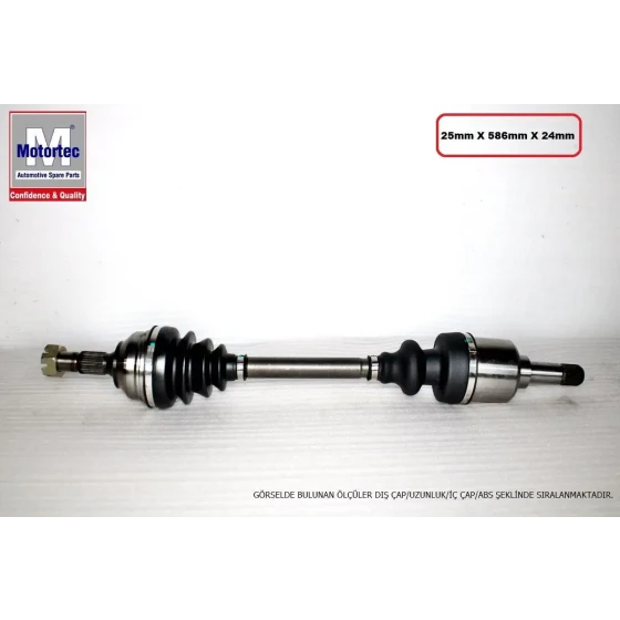 Motortec Ön Aks (Sol) – PEG0187 ürün görseli