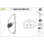 Valeo Ön Cam Krikosu (Sol) – 850148 / OEM 46559812