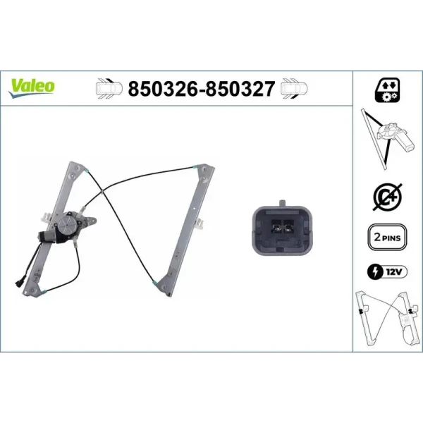 Valeo Ön Cam Krikosu (Sol) – 850326 / OEM 9221G0