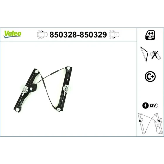 Valeo Ön Cam Krikosu (Sol) – 850328 / OEM 51337281881 ürün görseli