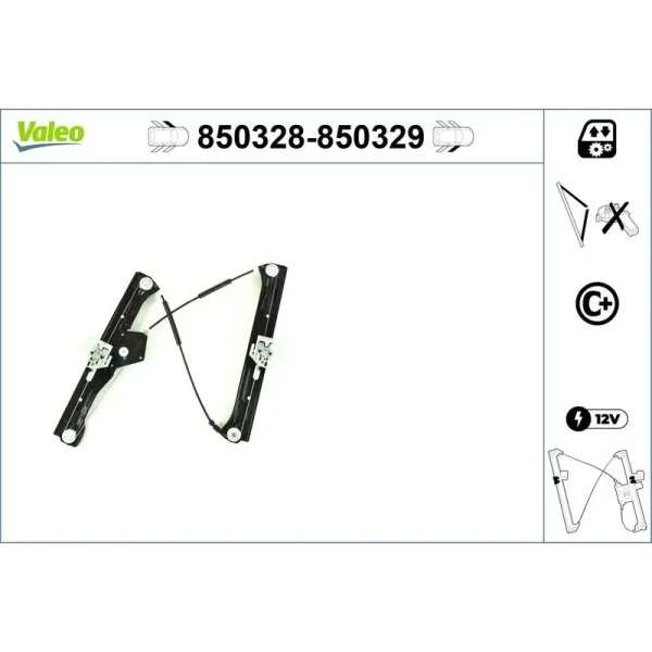 Valeo Ön Cam Krikosu (Sol) – 850328 / OEM 51337281881