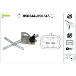 Valeo Ön Cam Krikosu (Sol) – 850344 / OEM 7701367867