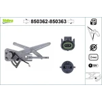 Valeo Ön Cam Krikosu (Sol) – 850362 / OEM 8200051779