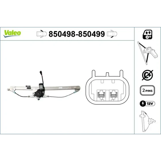 Valeo Ön Cam Krikosu (Sol) – 850498 / OEM 7700311820 ürün görseli