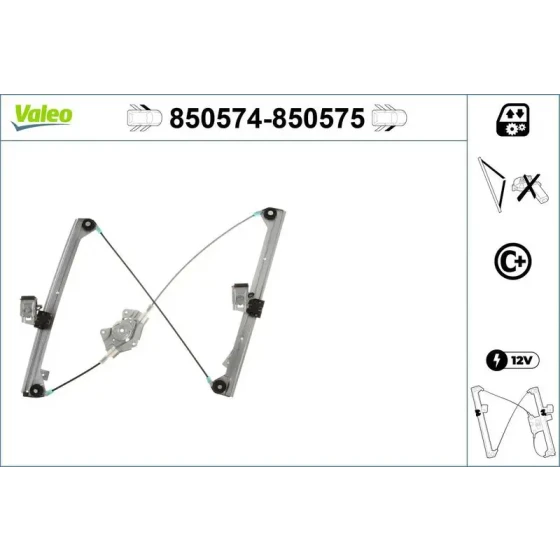 Valeo Ön Cam Krikosu (Sol) – 850574 / OEM 3B1837461 ürün görseli