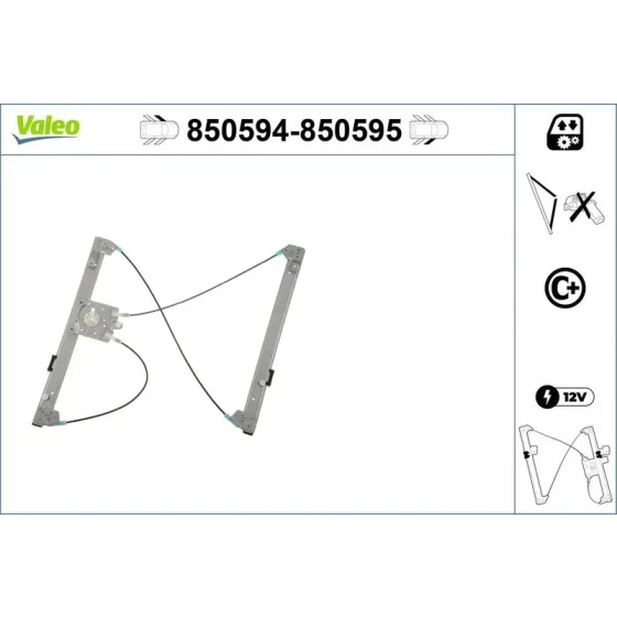 Valeo Ön Cam Krikosu (Sol) – 850594 / OEM 8200485194 ürün görseli