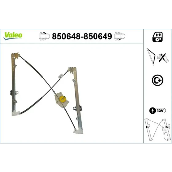 Valeo Ön Cam Krikosu (Sol) – 850648 / OEM 9221P7 ürün görseli