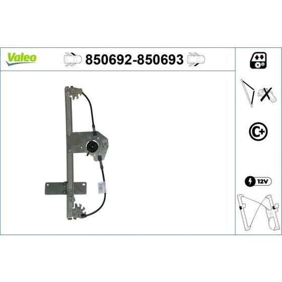 Valeo Ön Cam Krikosu (Sol) – 850692 / OEM 9221X1 ürün görseli
