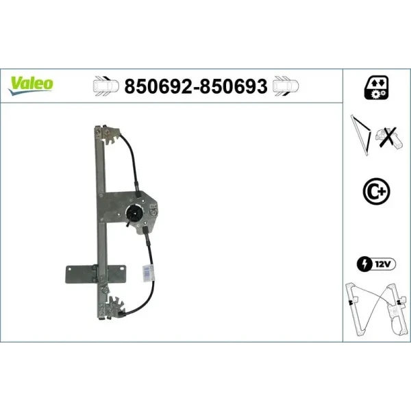 Valeo Ön Cam Krikosu (Sol) – 850692 / OEM 9221X1