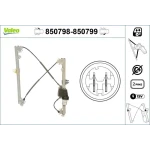 Valeo Ön Cam Krikosu (Sol) – 850798 / OEM 8200075940