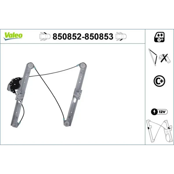 Valeo Ön Cam Krikosu (Sol) – 850852 / OEM 51338212097