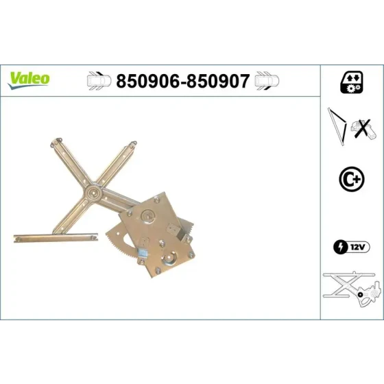 Valeo Ön Cam Krikosu (Sol) – 850906 / OEM 93171820 ürün görseli
