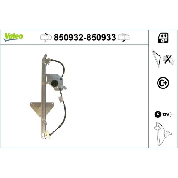 Valeo Ön Cam Krikosu (Sol) – 850932 / OEM 9802389280