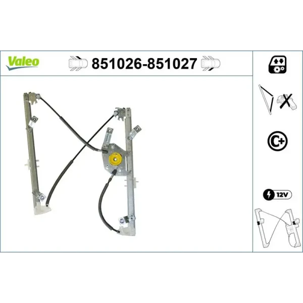 Valeo Ön Cam Krikosu (Sol) – 851026 / OEM 140321