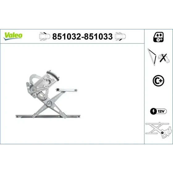 Valeo Ön Cam Krikosu (Sol) – 851032 / OEM 807216718R ürün görseli