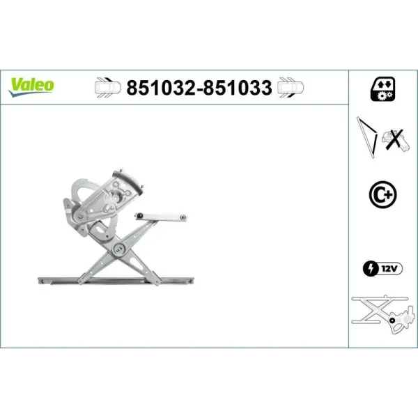 Valeo Ön Cam Krikosu (Sol) – 851032 / OEM 807216718R