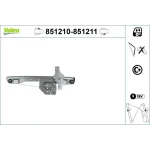 Valeo Ön Cam Krikosu (Sol) – 851210 / OEM 9673153280