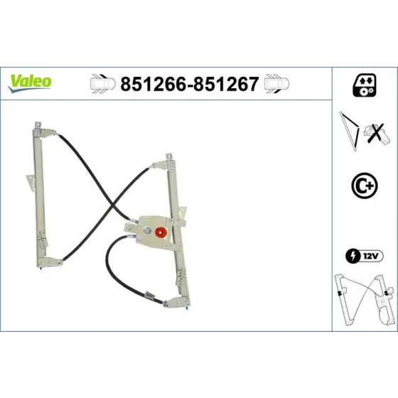 Valeo Ön Cam Krikosu (Sol) – 851266 / OEM 9221FY ürün görseli