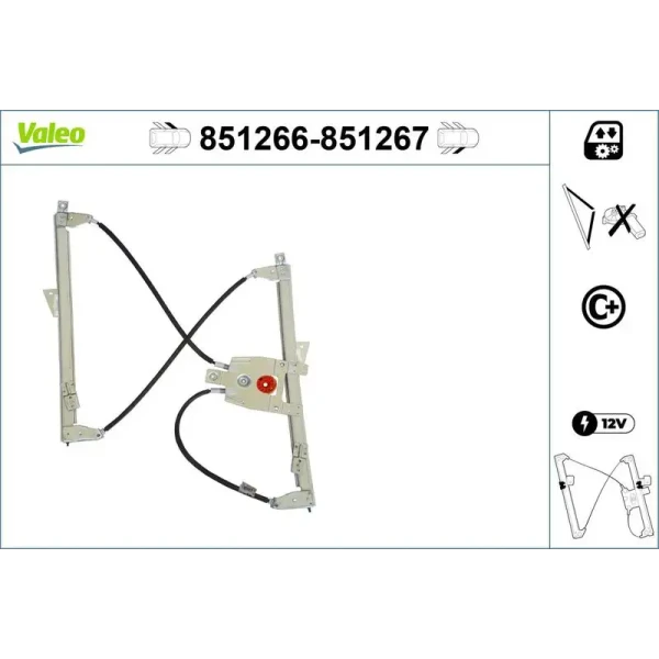 Valeo Ön Cam Krikosu (Sol) – 851266 / OEM 9221FY