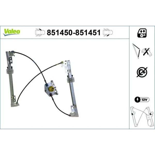 Valeo Ön Cam Krikosu (Sol) – 851450 / OEM A1767200179