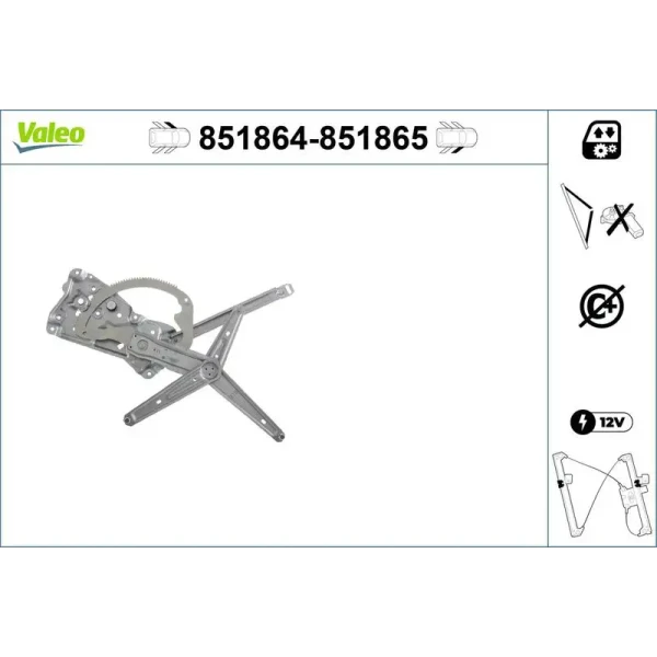 Valeo Ön Cam Krikosu (Sol) – 851864 / OEM 51331977609