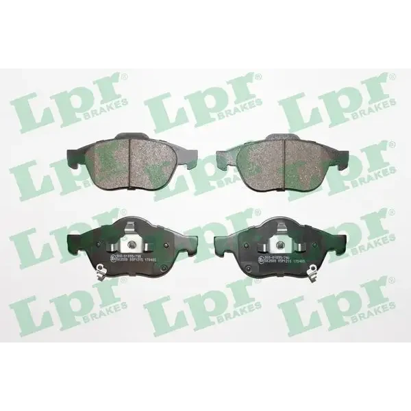 LPR Ön Fren Balatası – 05P1215 / OEM 0446505070