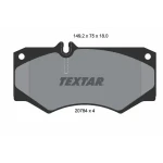 TEXTAR Ön Fren Balatası – 2078401