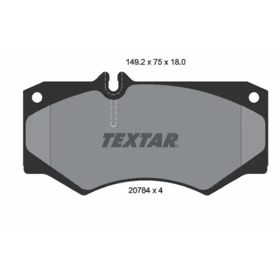 TEXTAR Ön Fren Balatası – 2078401 ürün görseli