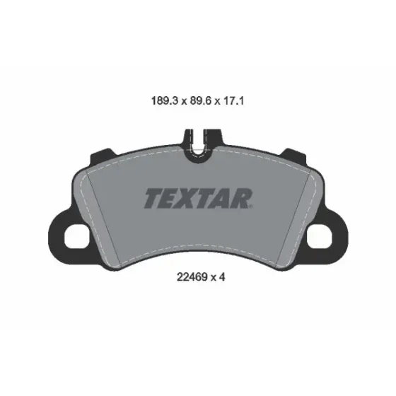 TEXTAR Ön Fren Balatası – 2246901 ürün görseli