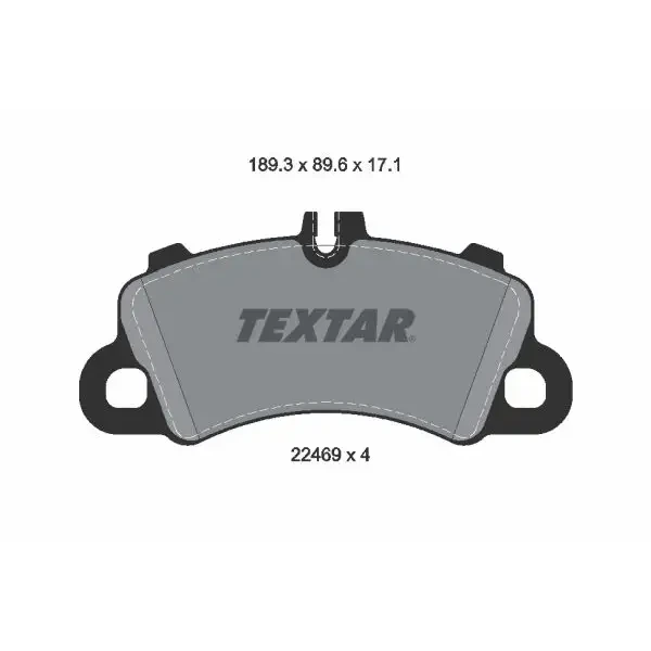 TEXTAR Ön Fren Balatası – 2246901