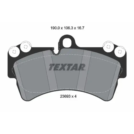 TEXTAR Ön Fren Balatası – 2369302 ürün görseli
