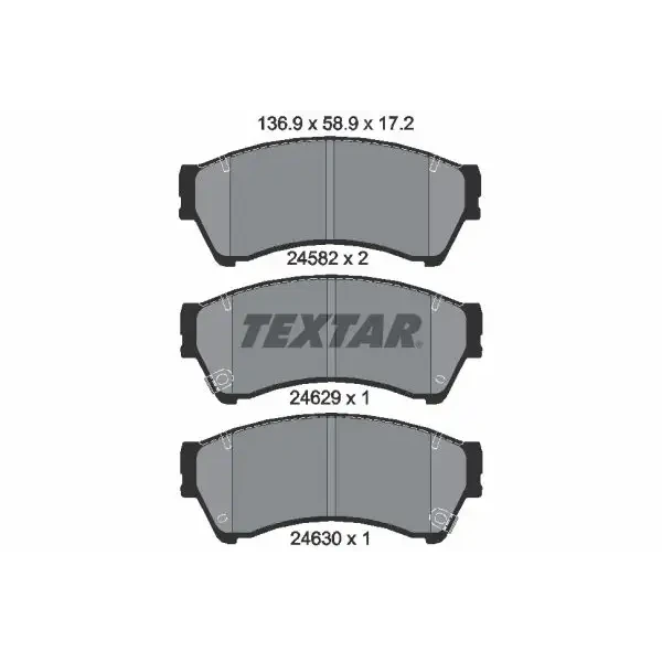 TEXTAR Ön Fren Balatası – 2458202