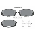 TEXTAR Ön Fren Balatası – 2520501
