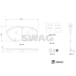 SWAG Ön Fren Balatası – 33107793 / OEM 7LA698151C