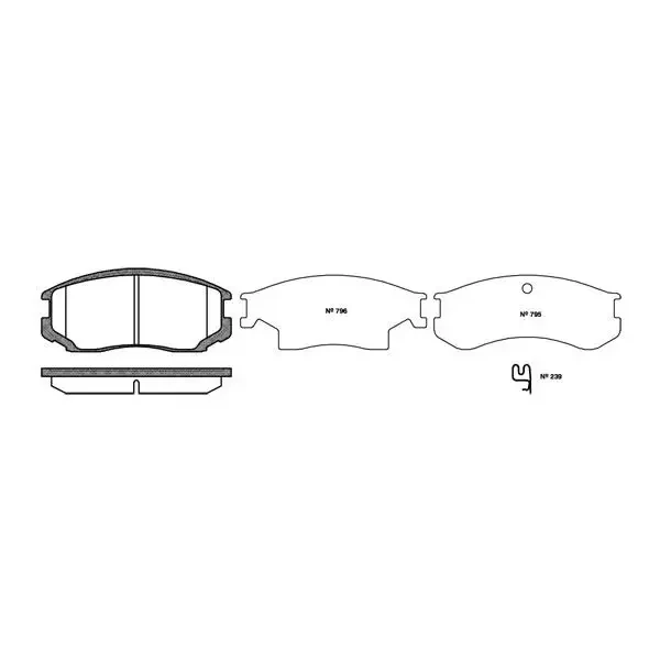 MGA Ön Fren Balatası – 55367 / OEM V9118D015