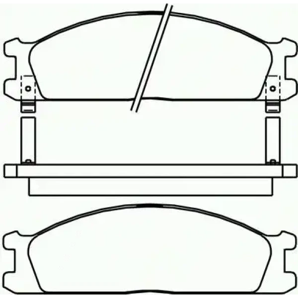 MGA Ön Fren Balatası – 55403 / OEM 41060VJ490