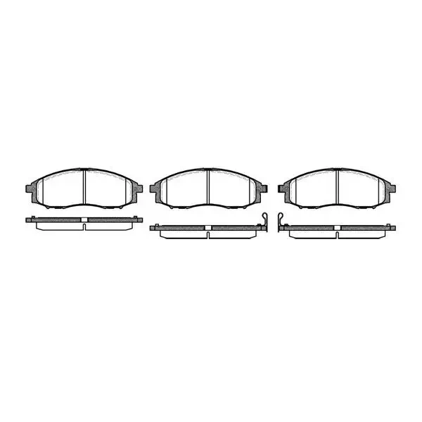MGA Ön Fren Balatası – 55405 / OEM 41060VK190