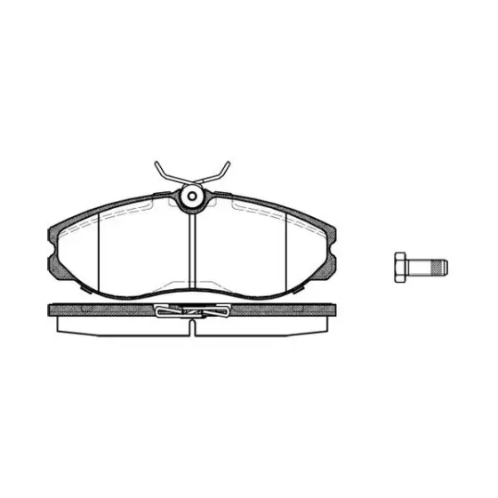MGA Ön Fren Balatası – 55410 / OEM D10602X80A ürün görseli