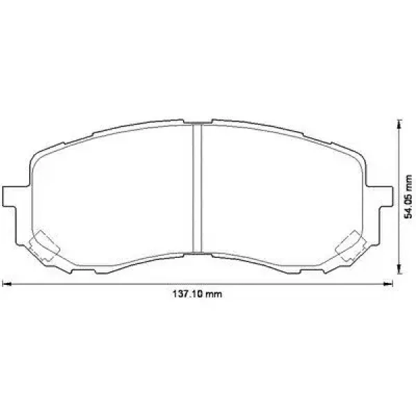 MGA Ön Fren Balatası – 55421 / OEM 26296AE200
