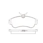 MGA Ön Fren Balatası – 55474 / OEM 410602F025