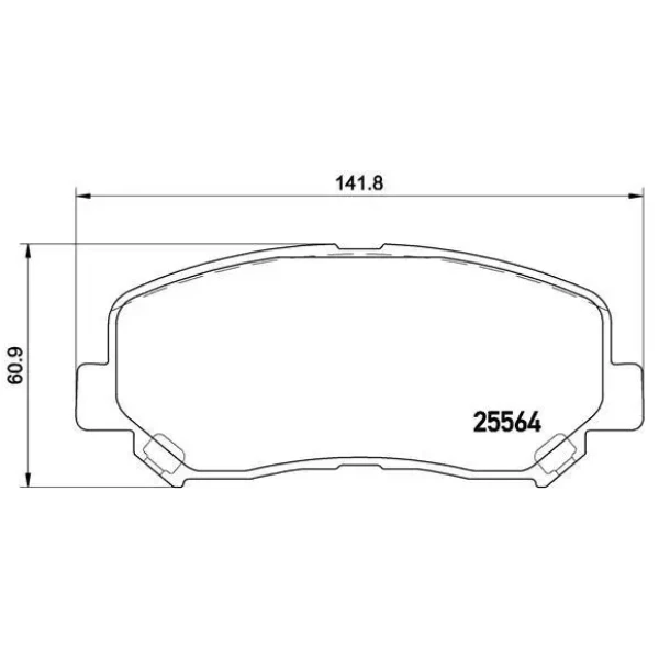 MGA Ön Fren Balatası – 55734 / OEM K0Y13328Z