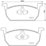MGA Ön Fren Balatası – 55744 / OEM 2Q0698151B