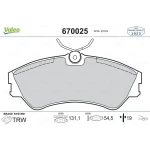 Valeo Ön Fren Balatası – 670025